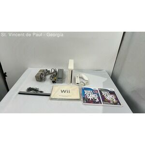 Nintendo Wii RVL-001(USA) Console Bundle W/ Controller and Cables Tested Working